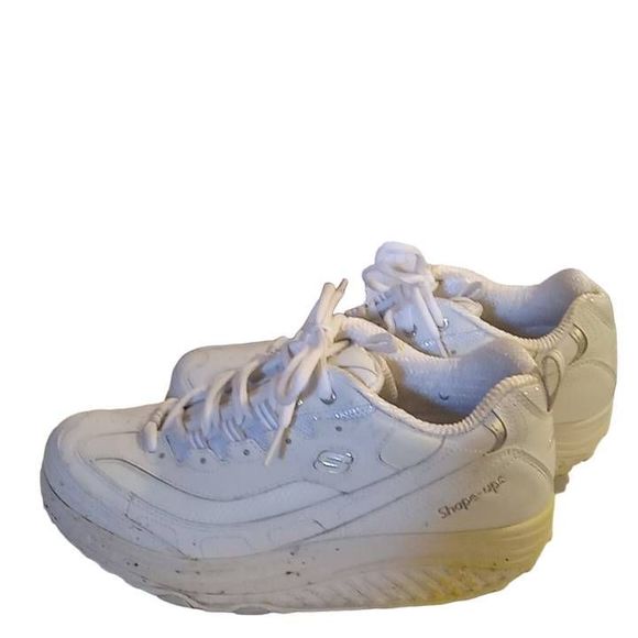 Skechers Shape-Ups White Women's Size 9 Model #l11800 - Picture 3 of 9